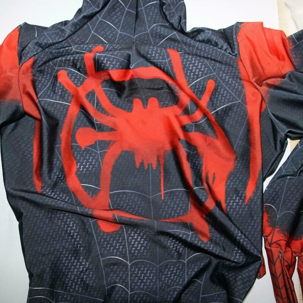 Spider Man Into Verse Cosplay Costume Miles Morales Jumpsuit - S(110) Ki… - Picture 6 of 13